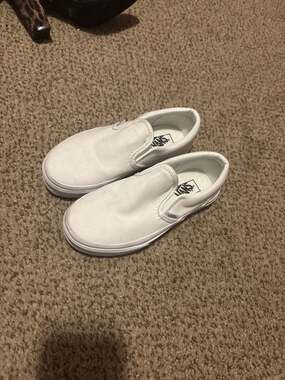 Vans Classic Slip-On VN000EYEX1L Mens/Womens/Boys White Skate Sneakers Shoes